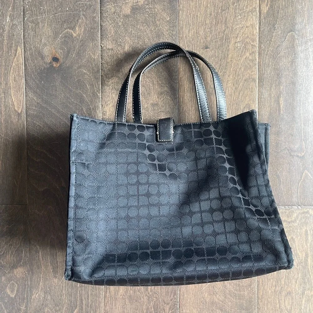 Vintage Kate Spade Print Mini Tote Bag